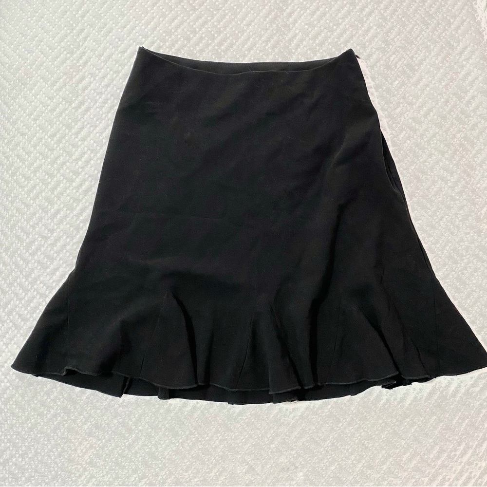 Rave Stretch Black Pleated Skirt, Size 3